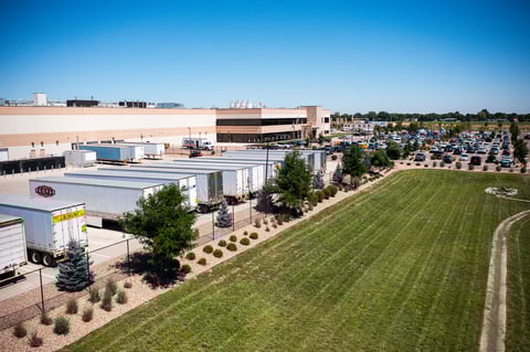 Commercial property maintenance aerial view 3
