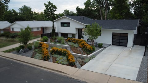 driveway flowers